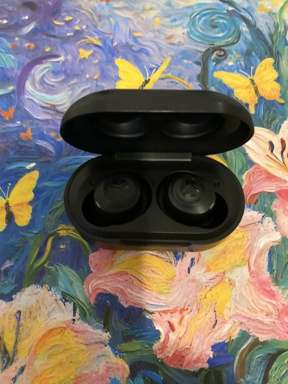 JLab Wireless Earbuds with Charging Case - Black